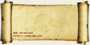 Anđelija Tulkić vizit kartica